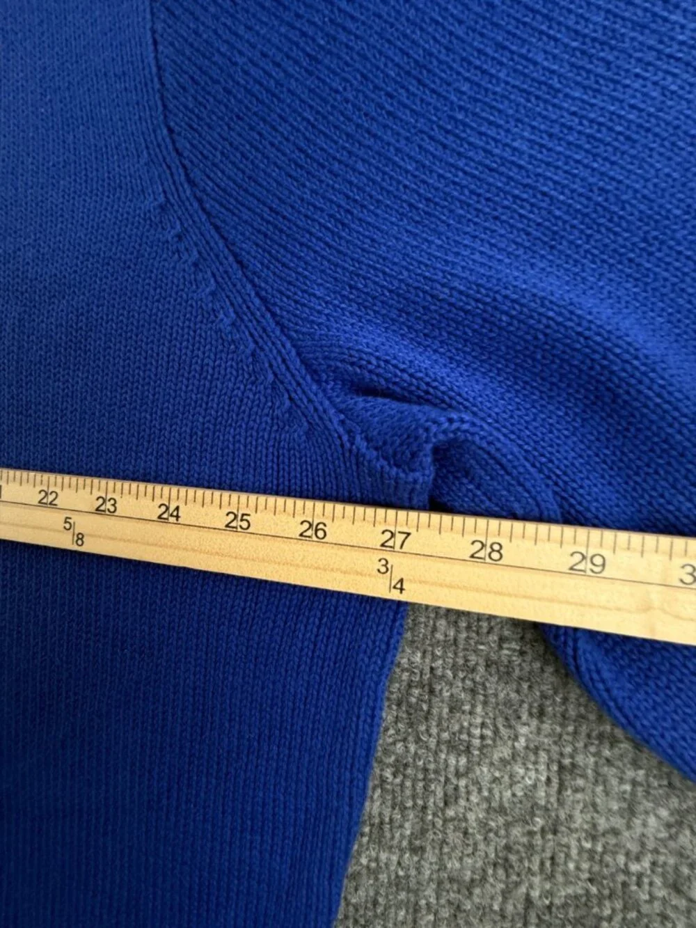 Polo Ralph Lauren Bear Cotton Sweater Blue 2XL QR Knit Pullover Preppy Drip
